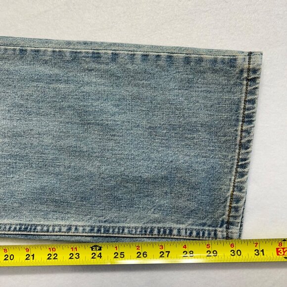 Wrangler Men's Premium Denim Relaxed Fit Blue Denim Jeans 36x29 Straight Leg NWT - Picture 10 of 11